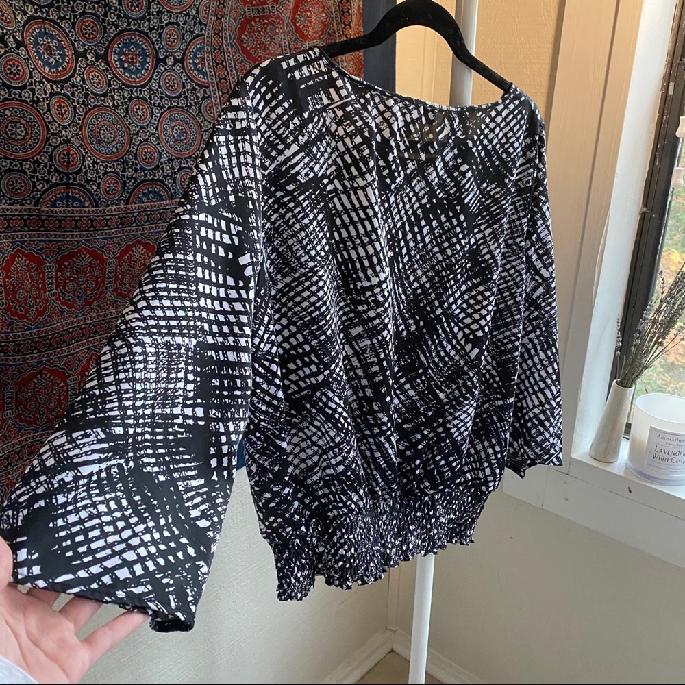 Michael Kors Cinched Waist Blouse NWOT